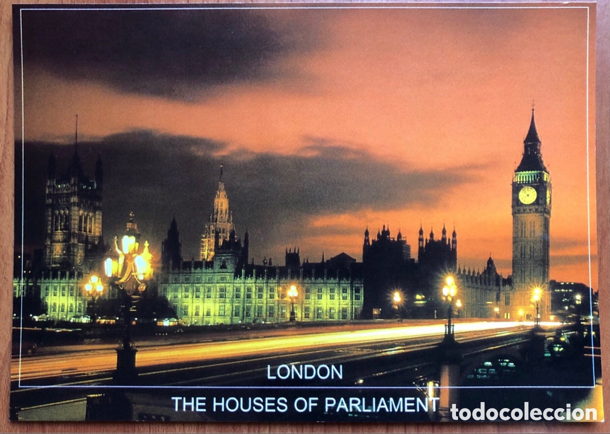 Postales: Postal de Londres- Houses of Parliament