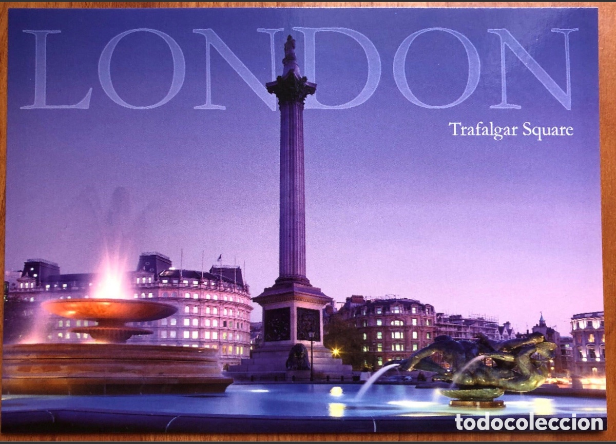 Postales: Postal de Londres- Trafalgar Square