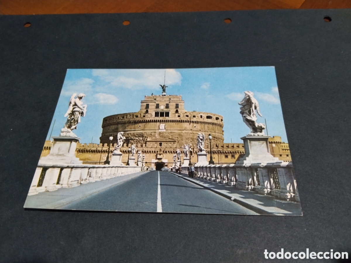 Postales: Postal Roma puente y castillo