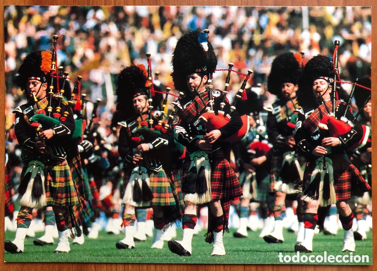 Postales: Postal de Escocia- pipers
