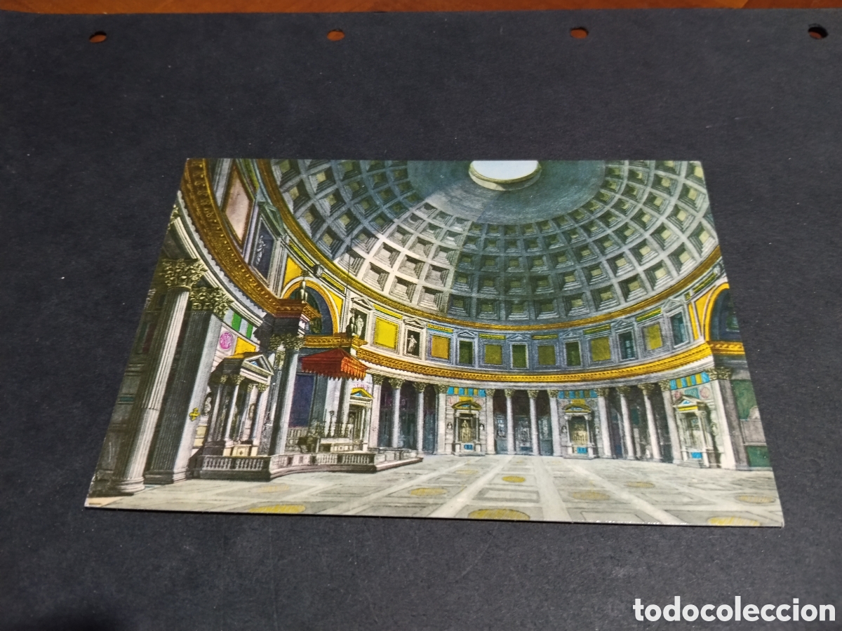 Postales: Postal Roma interior del pante&oacute;n