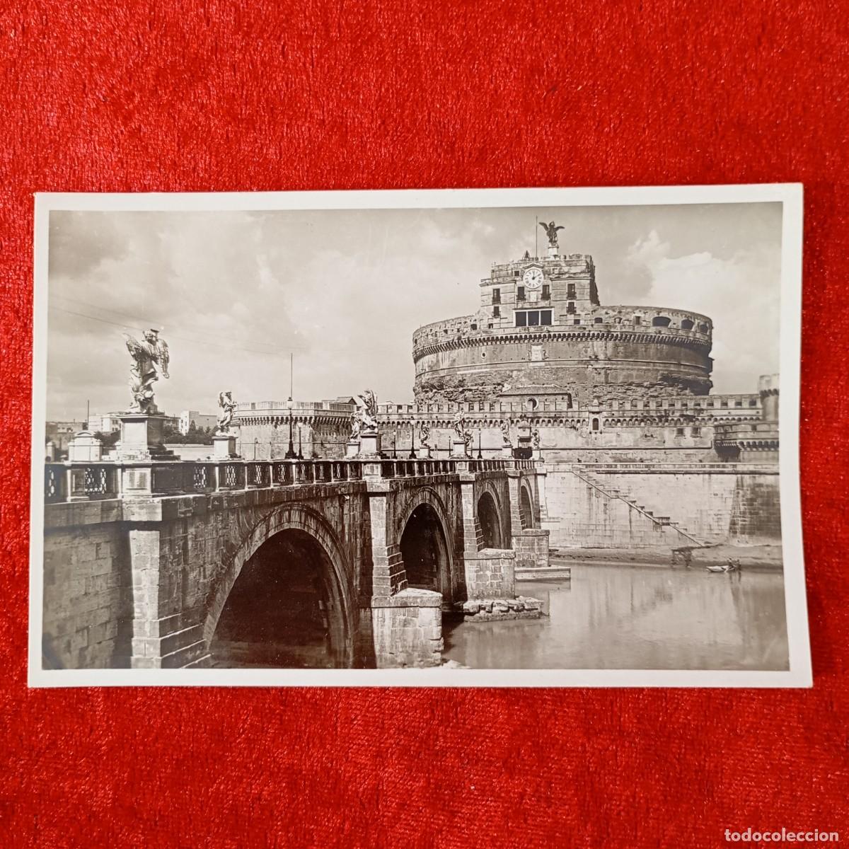 Postales: POSTAL - ROMA - PONTE E CASTEL S. ANGELO - 64128 - IFI - RAR&Iacute;SIMA / 1557