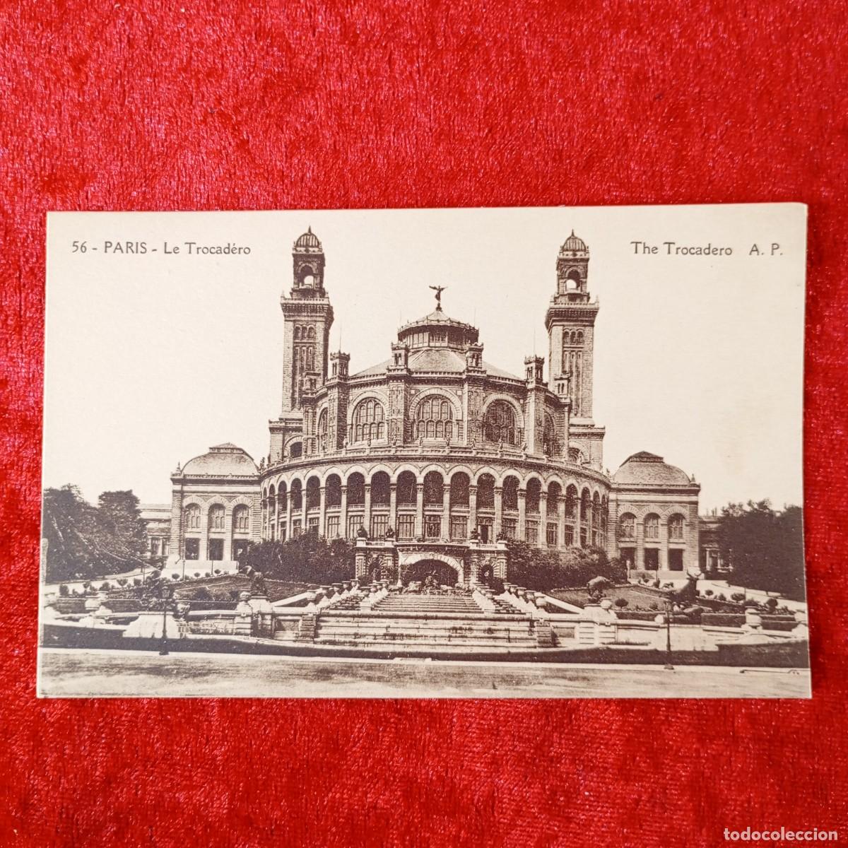 Postales: POSTAL - PARIS - LE TROCAD&Eacute;RO - 56 - PARIS-TOURS - RAR&Iacute;SIMA / 1566