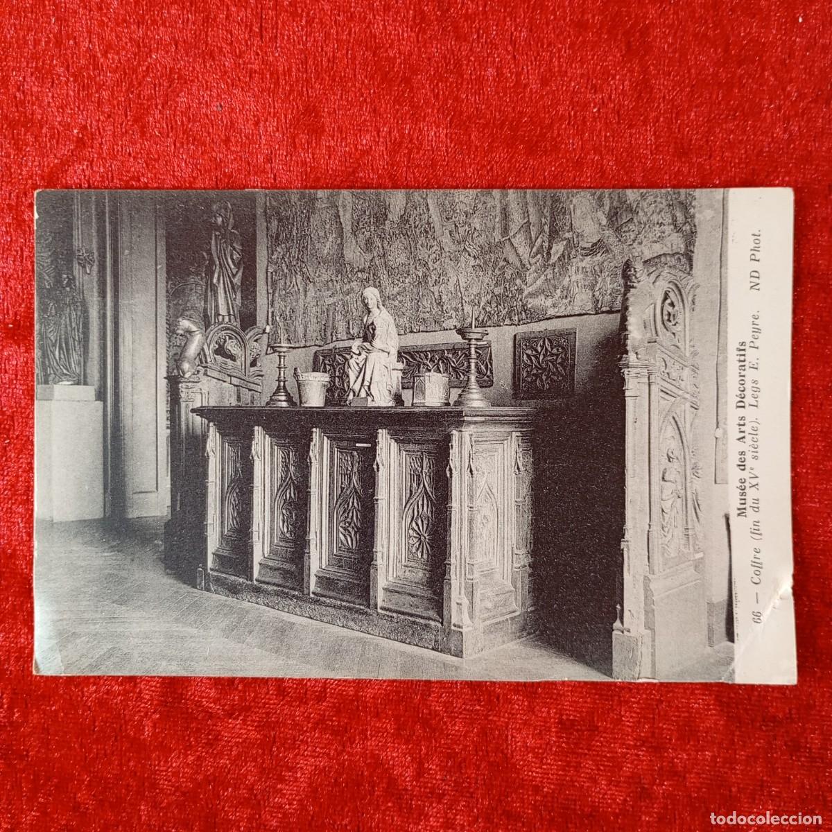 Postales: POSTAL - MUS&Eacute;E DES ARTS D&Eacute;CORATIFS - COFFRE (FIN DU XV SI&Egrave;CLE) - 66 - ND PHOT - RAR&Iacute;SIMA / 1574