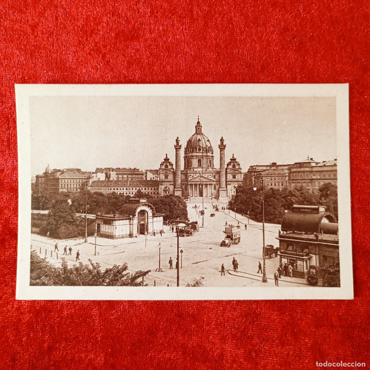 Postales: POSTAL - WIEN IV - KARLSPLATZ MIT KARLSKIRCHE - 24172 - RAR&Iacute;SIMA / 1592