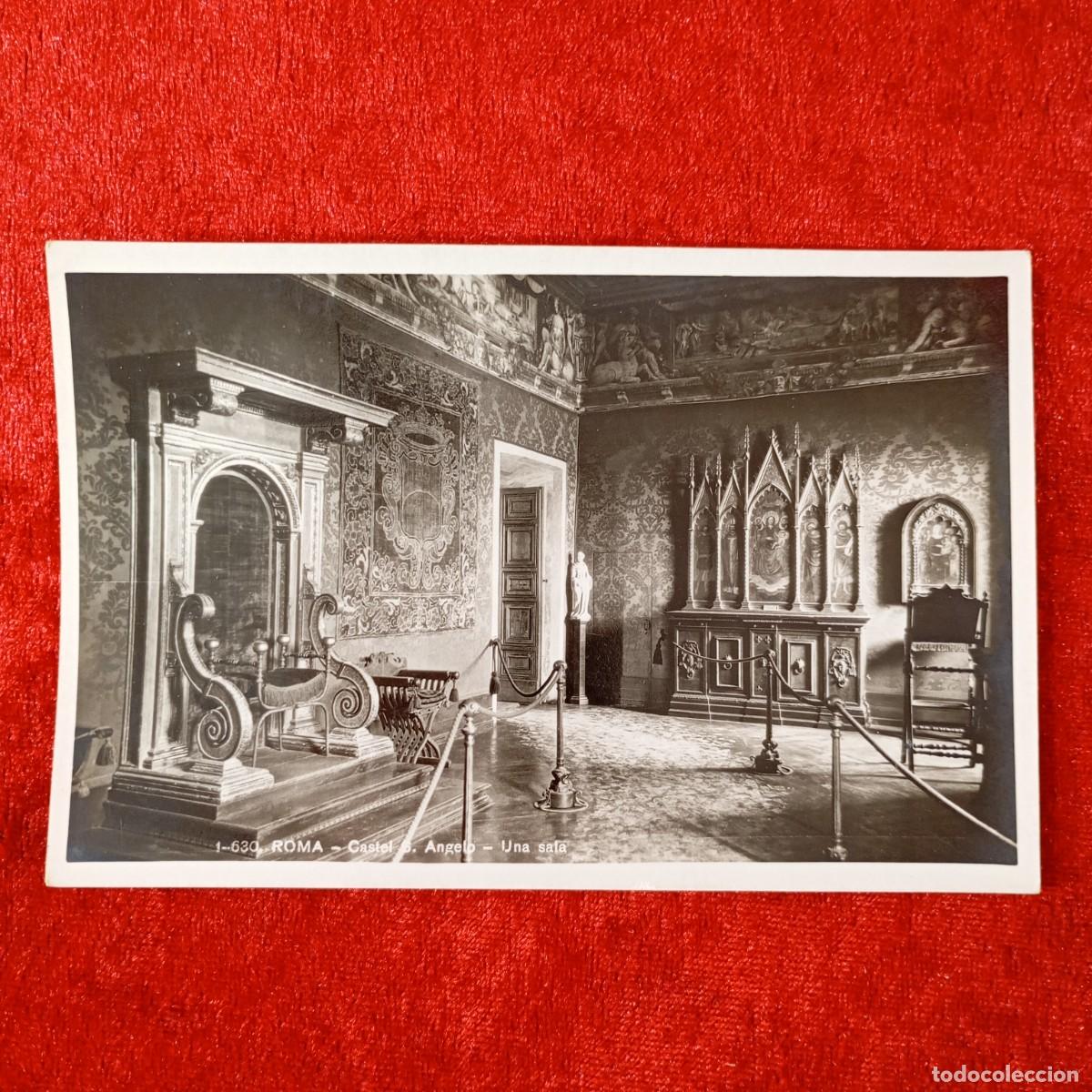 Postales: POSTAL - ROMA - CASTEL S. ANGELO - UNA SALA - 1-630 - BRUNNER & C. - RAR&Iacute;SIMA / 1610