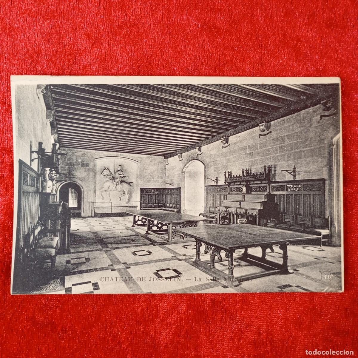 Postales: POSTAL - CHATEAU DE JOSSELIN - LA SALLE &Agrave; MANGER - 19 - RAR&Iacute;SIMA / 1613