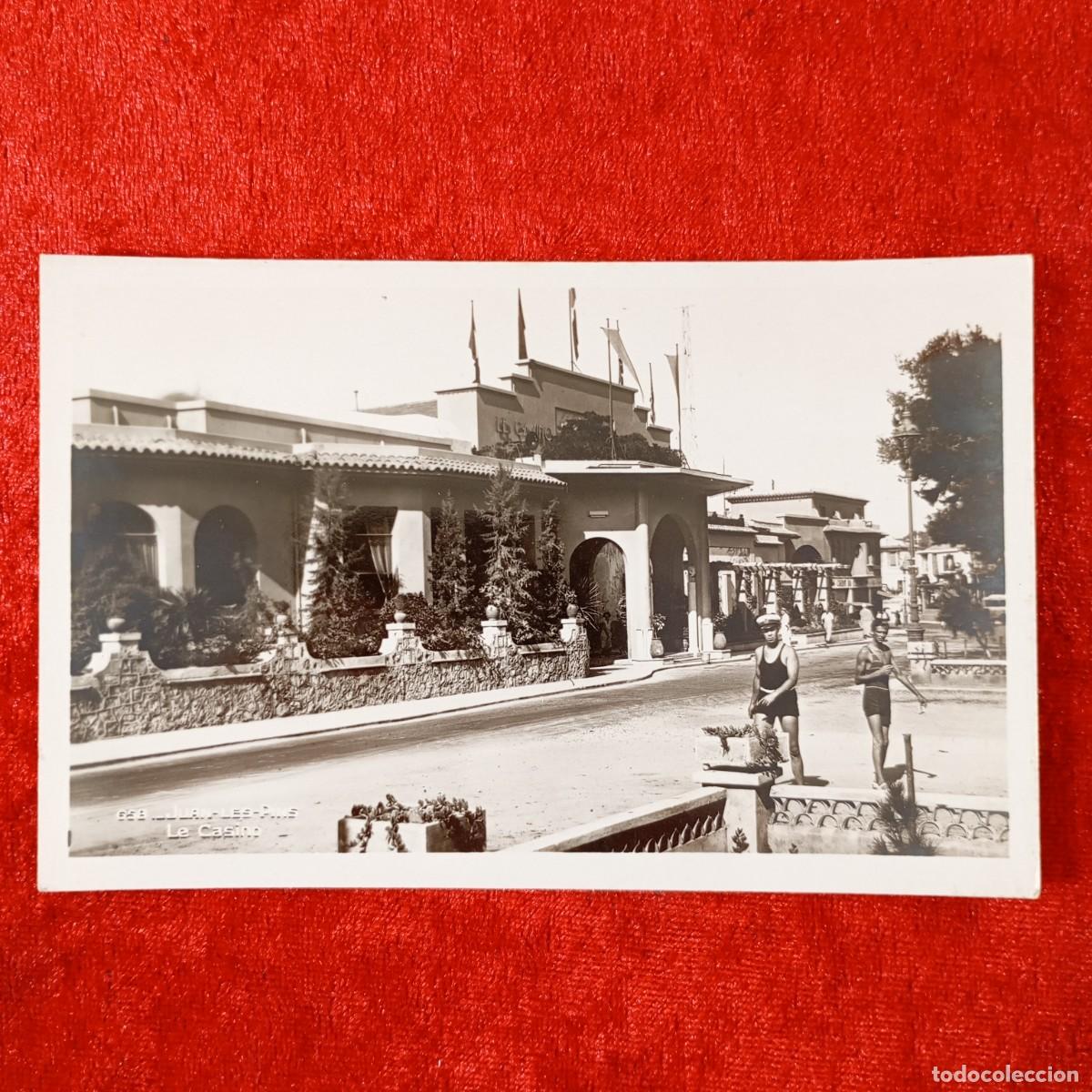 Postales: POSTAL - JUAN-LES-PINS - LE CASINO - 658 - GILLETTA - RAR&Iacute;SIMA / 1634