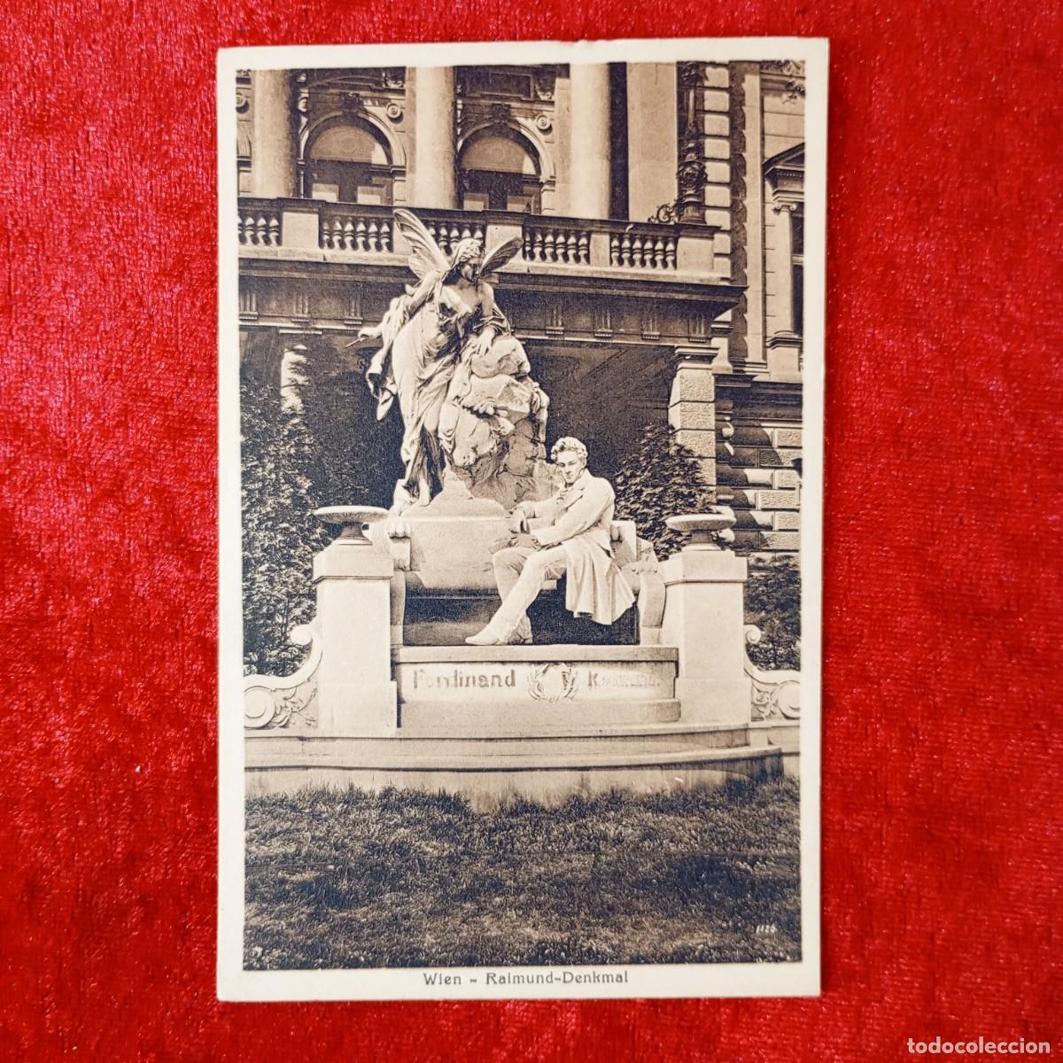Postales: POSTAL - WIEN - RAIMUND-DENKMAL - W.D.W.I. 2011 - RAR&Iacute;SIMA / 1636