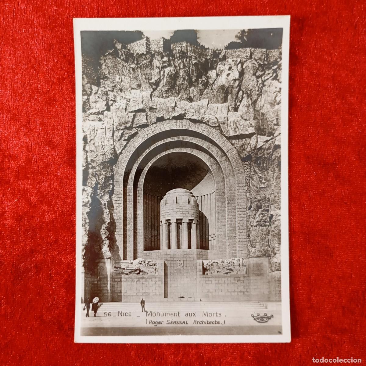 Postales: POSTAL - NICE - MONUMENT AUX MORTS - (ROGER S&Eacute;ASSAL ARCHITECTE) - 56 - RAR&Iacute;SIMA / 1644