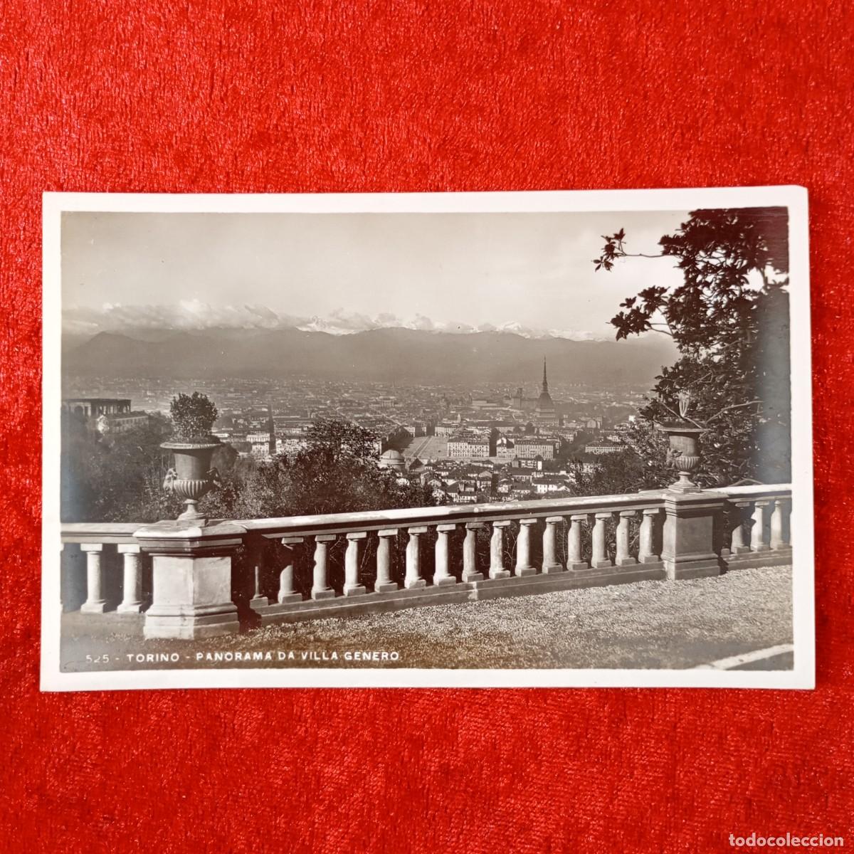 Postales: POSTAL - TORINO - PANORAMA DA VILLA GENERO - 525 - ADIFOT - RAR&Iacute;SIMA / 1652