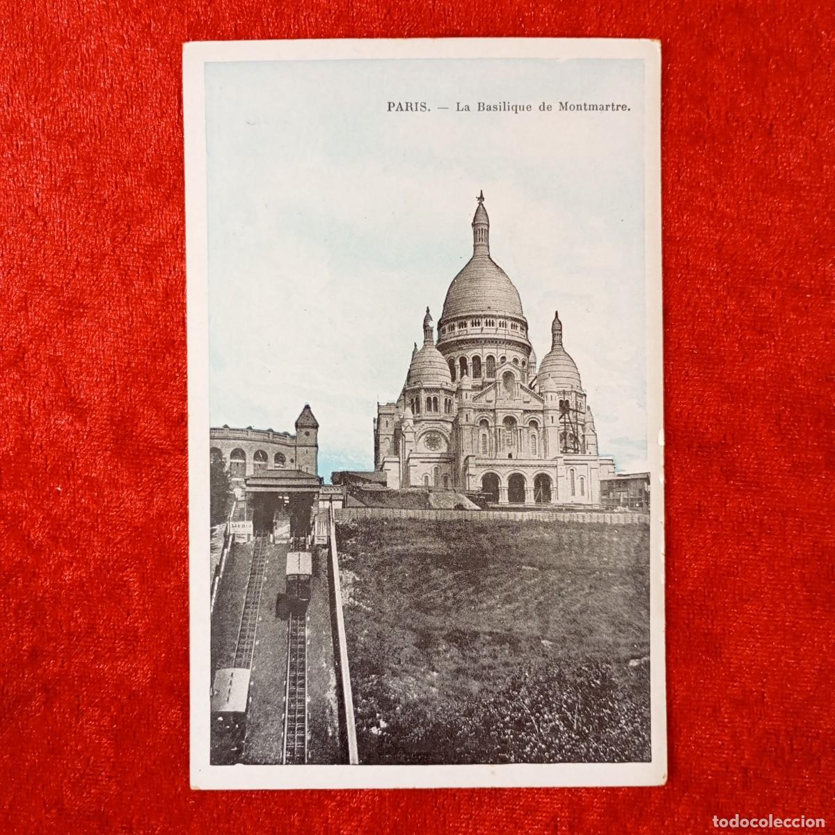 Postales: POSTAL - PARIS - LA BASILIQUE DE MONTMARTTRE - J.C PARIS - RAR&Iacute;SIMA / 1657