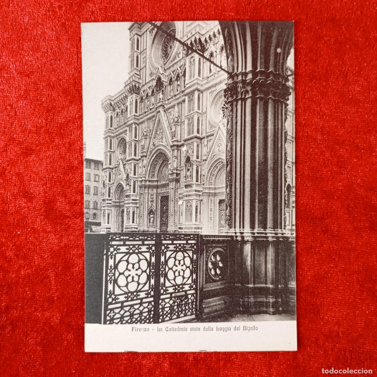 Postales: POSTAL - FIRENZE - LA CATTEDRALE VISTA DALLA LOGGIA DEL BIGALLO - 46120 - RAR&Iacute;SIMA / 1662