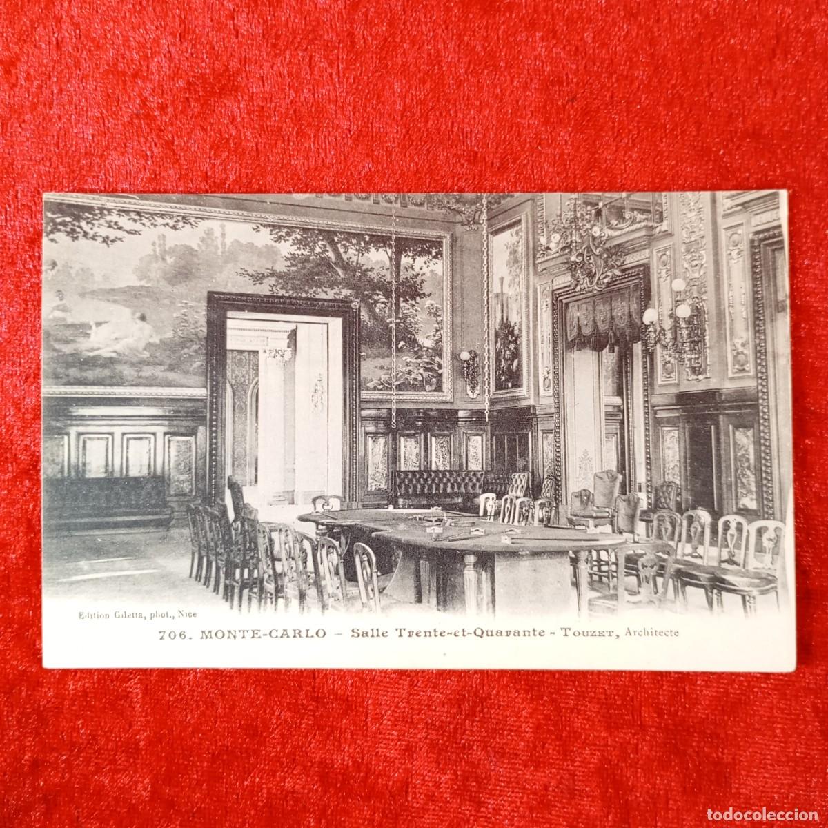 Postales: POSTAL - MONTE-CARLO - SALLE TRENTE-ET-WUARANTE - TOUZET, ARCHITECTE - 706 - RAR&Iacute;SIMA / 1668