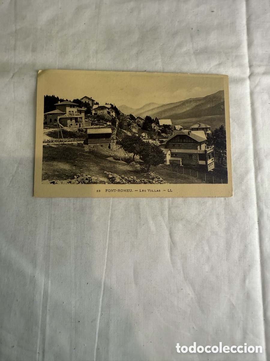 Postales: Postal Font-Romeu &ndash; Les Villas &ndash; Blanco y negro &ndash; Original de la &eacute;poca