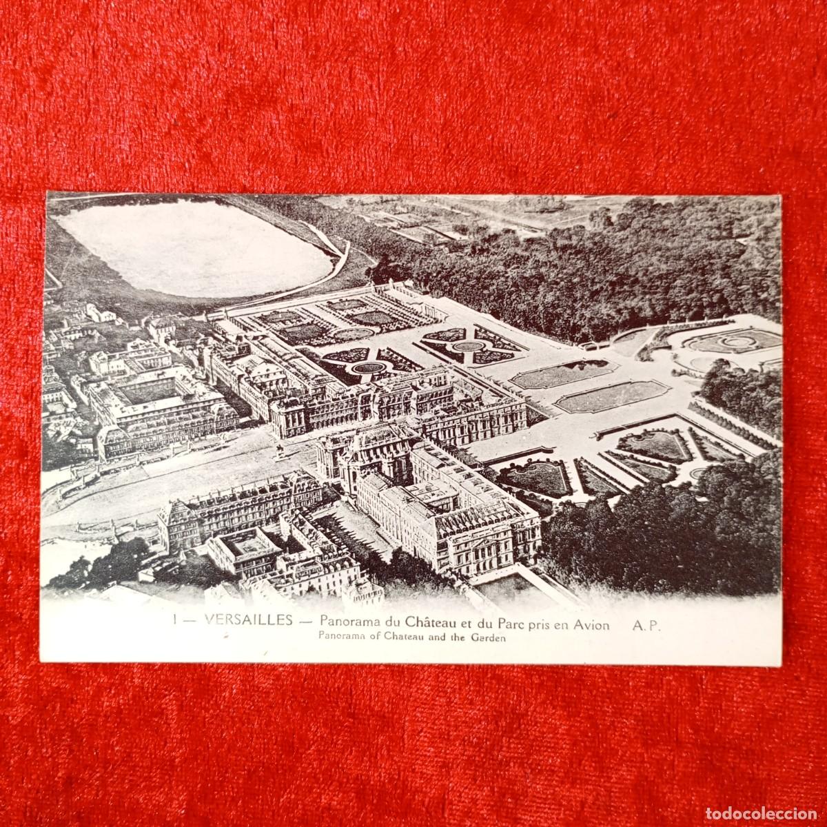 Postales: POSTAL - VERSAILLES - PANORAMA DU CH&Acirc;TEAU ET DU PARC PRIS EN AVION - A.P. - 1 - RAR&Iacute;SIMA / 1679