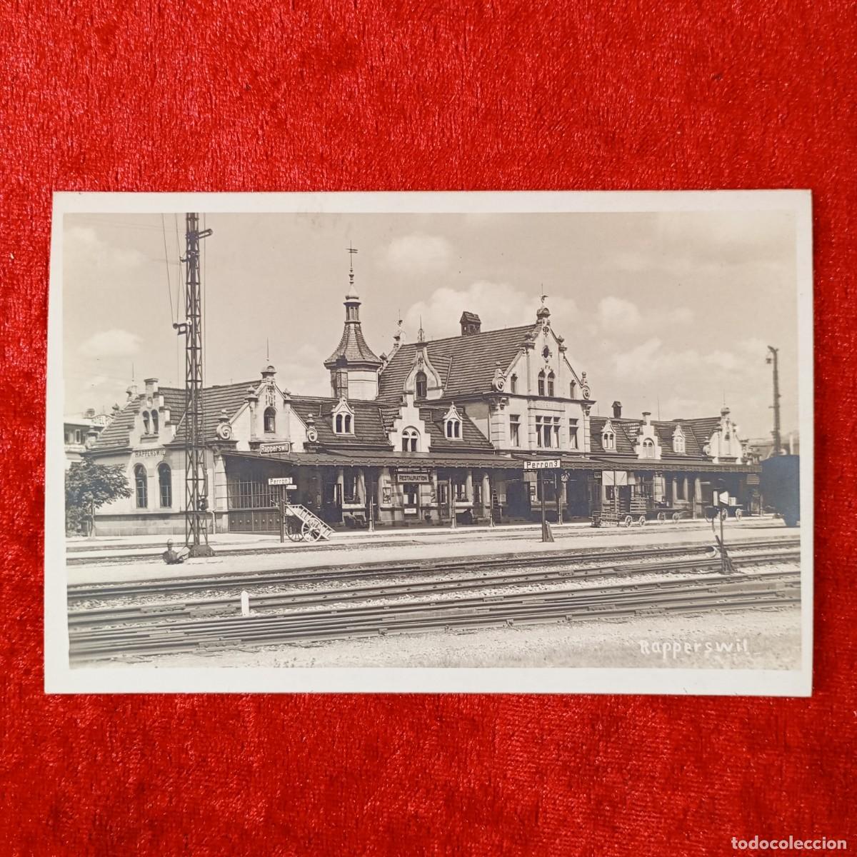 Postales: POSTAL - RAPPERSWIL - ESTACION DE TREN - 377 - RAR&Iacute;SIMA / 1680