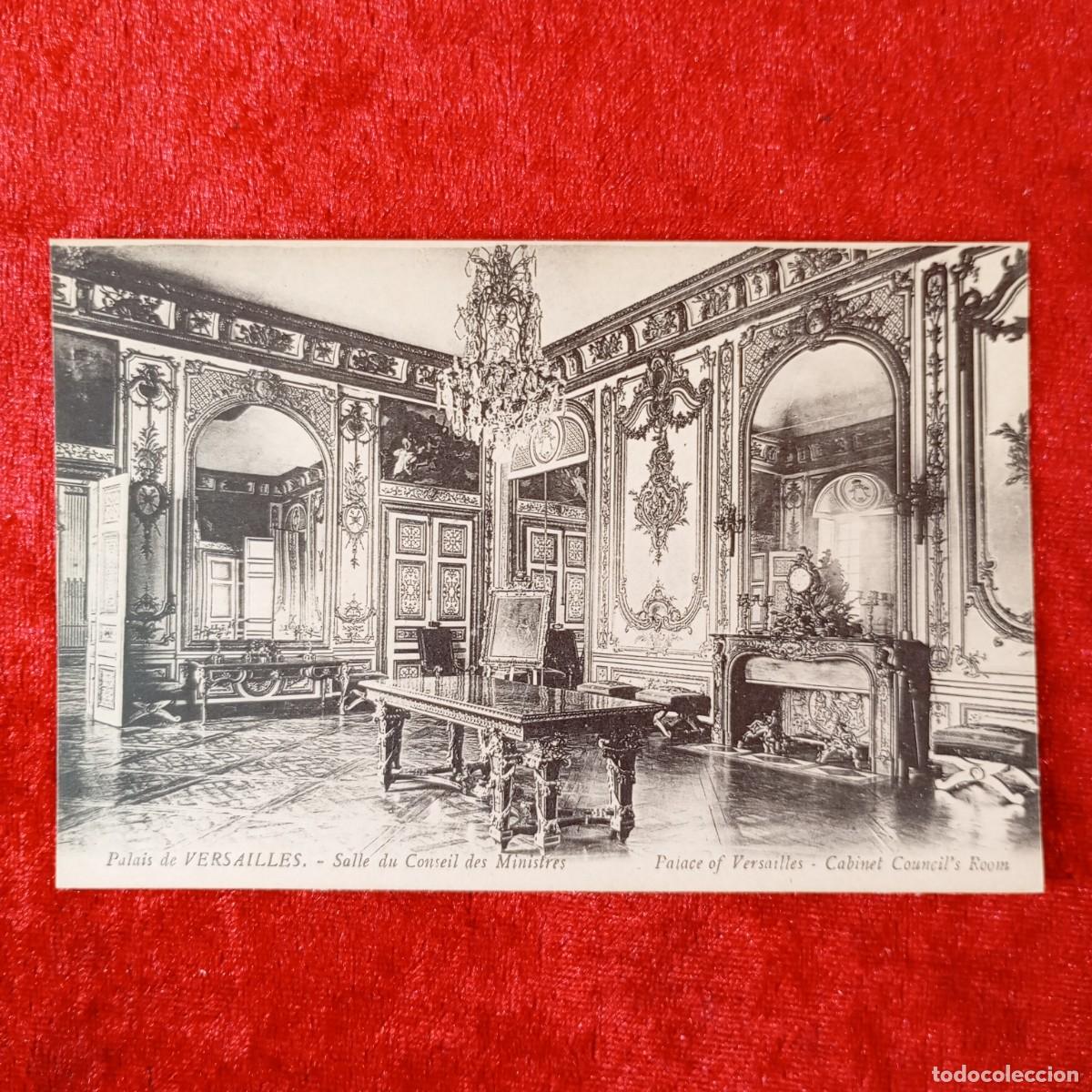 Postales: POSTAL - PALAIS DE VERSAILLES - SALLE DU CONSEIL DES MINISTRES - MOREAU - RAR&Iacute;SIMA / 1693