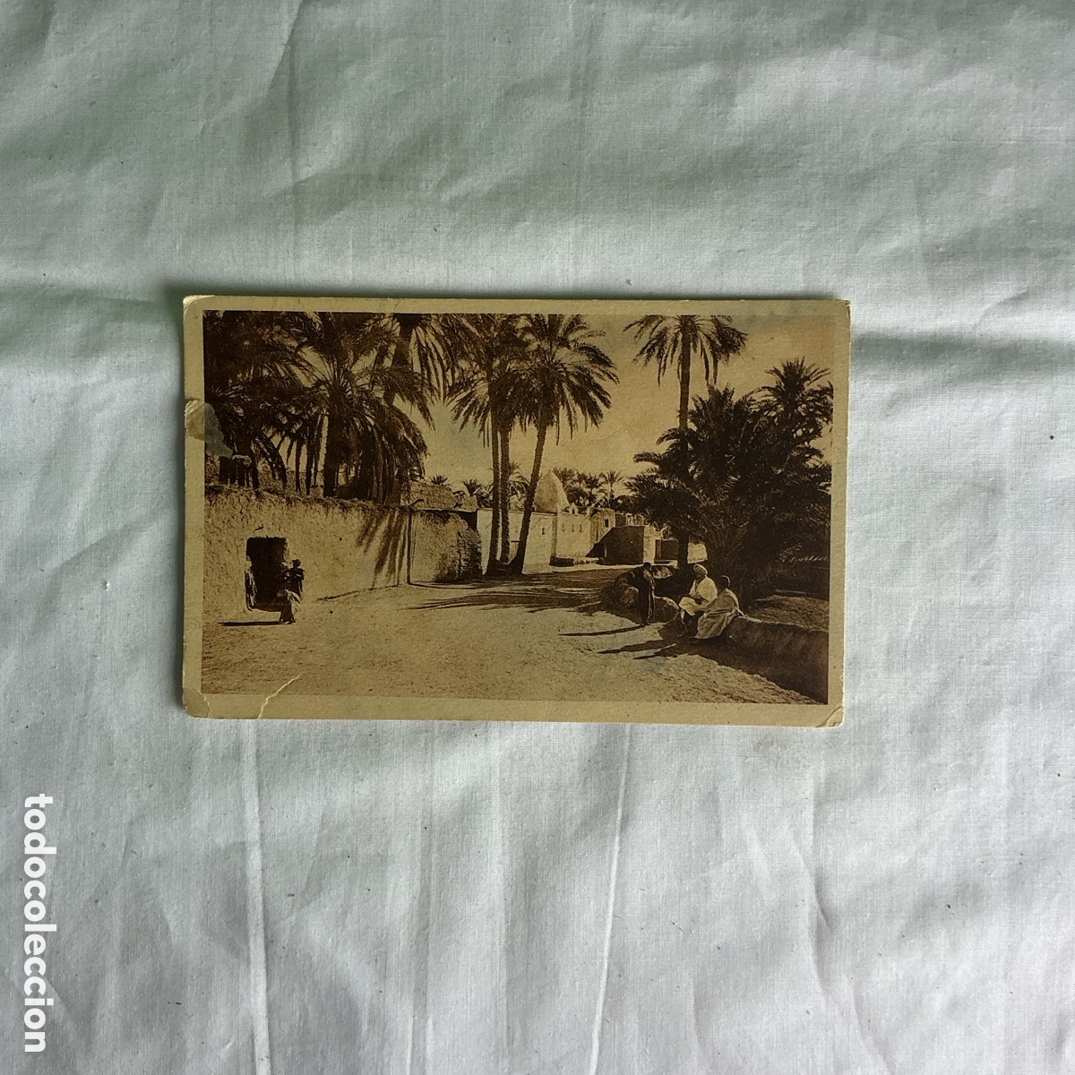 Postales: Postal Biskra Mezquita Sidi Laksen Blanco y negro Original de la &eacute;poca 1957