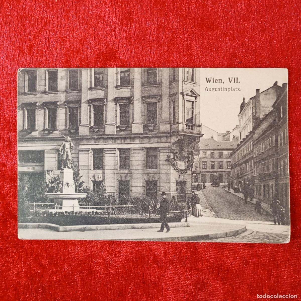 Postales: POSTAL - WIEN, VII - AUGUSTINPLATZ - B.K.W.I. 890 - RAR&Iacute;SIMA / 1713
