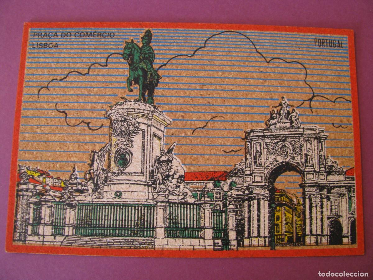 Postales: POSTAL DE CORCHO. PORTUGAL. LISBOA, PRA&Ccedil;A DO COMERCIO. JOSE ISIDORO.