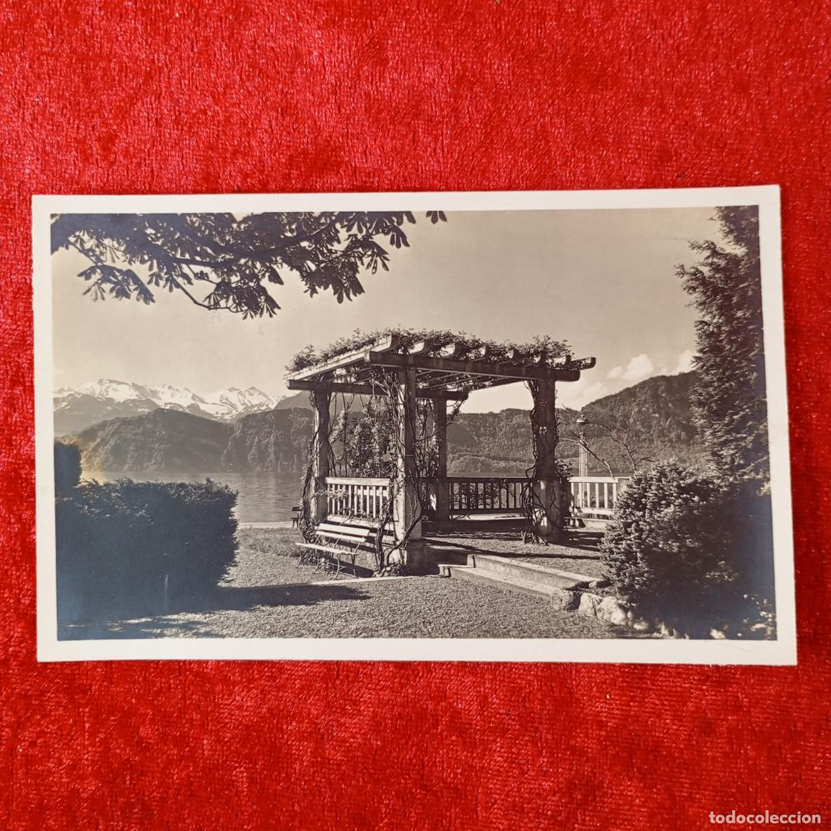 Postales: POSTAL - WEGGIS - AM QUAI - 5525 - J. GABERELL, THALWILL - RAR&Iacute;SIMA / 1722