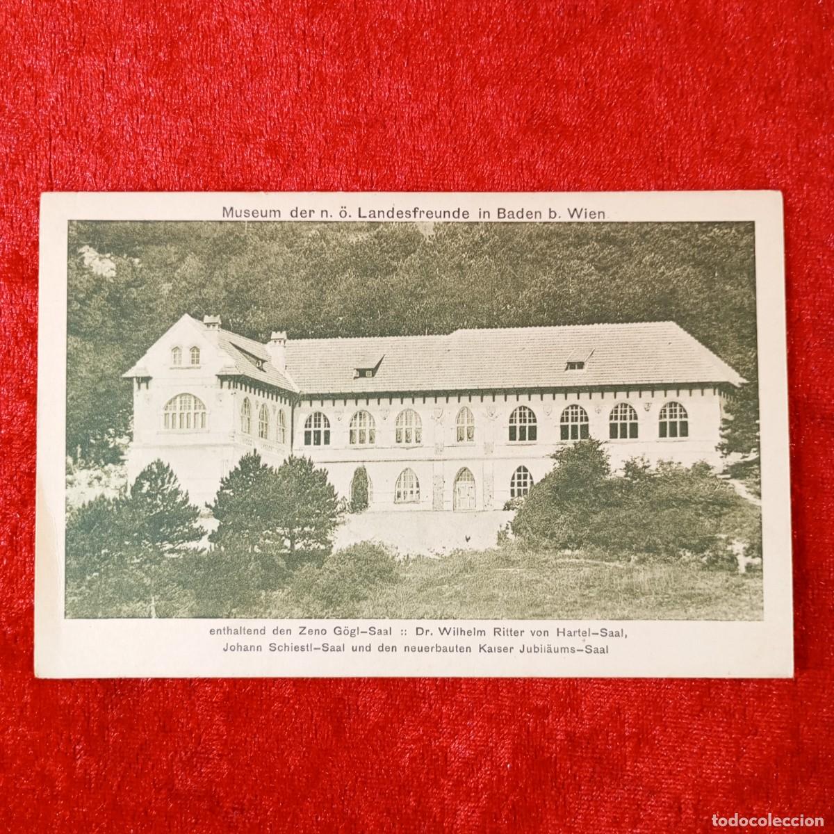 Postales: POSTAL - MUSEUM DER N.&Ouml;. LANDESDREUNDE IN BADEN B. WIEN - RAR&Iacute;SIMA / 1724