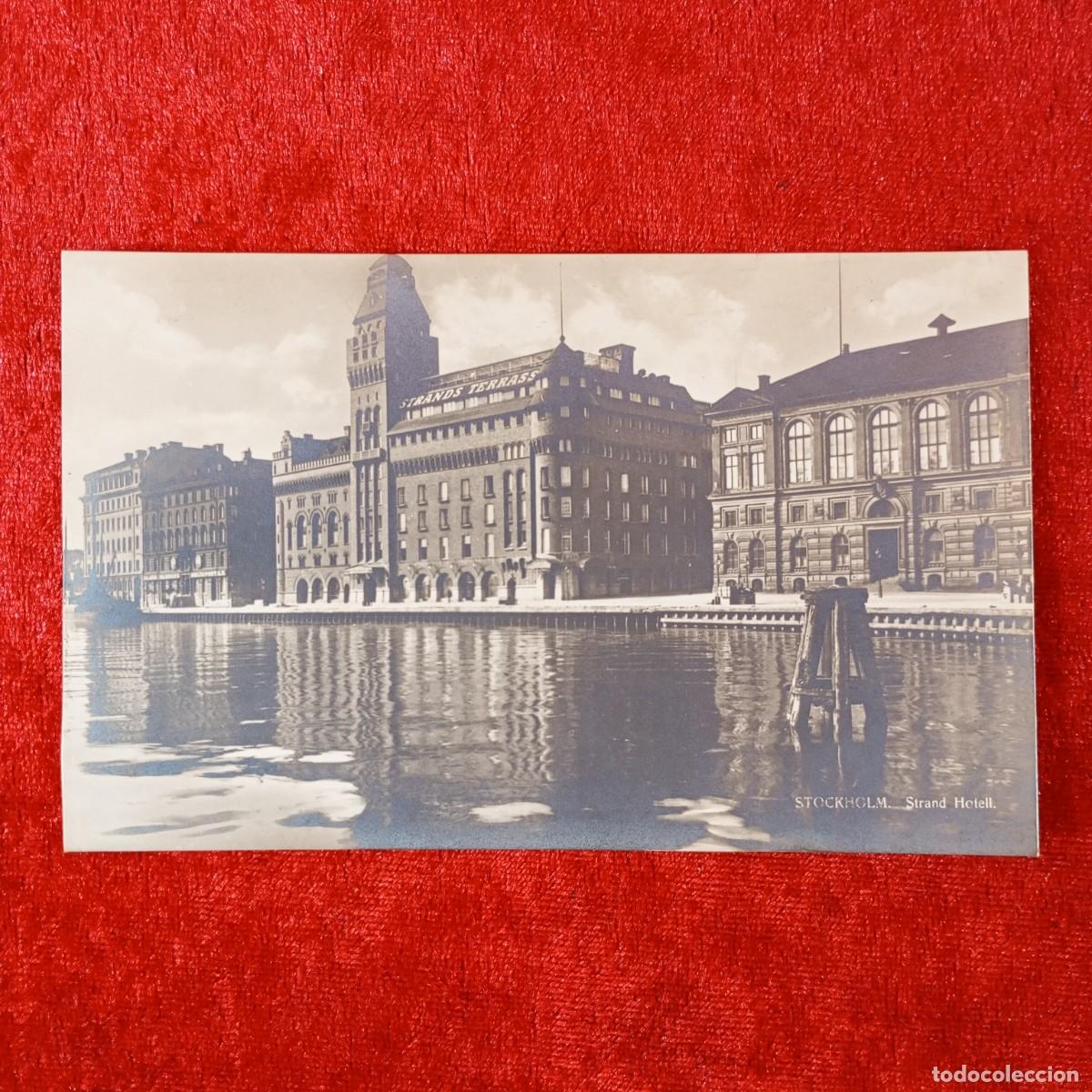 Postales: POSTAL - STOCKHOLM - STRAND HOTELL - 6001/148 - NORDISK KONST - RAR&Iacute;SIMA / 1730