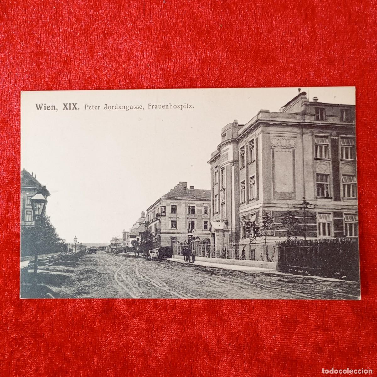 Postales: POSTAL - WIEN, XIX - PETER JORDANGASSE, FRAUENHOSPITZ B.K.W.I. 752 - RAR&Iacute;SIMA / 1732
