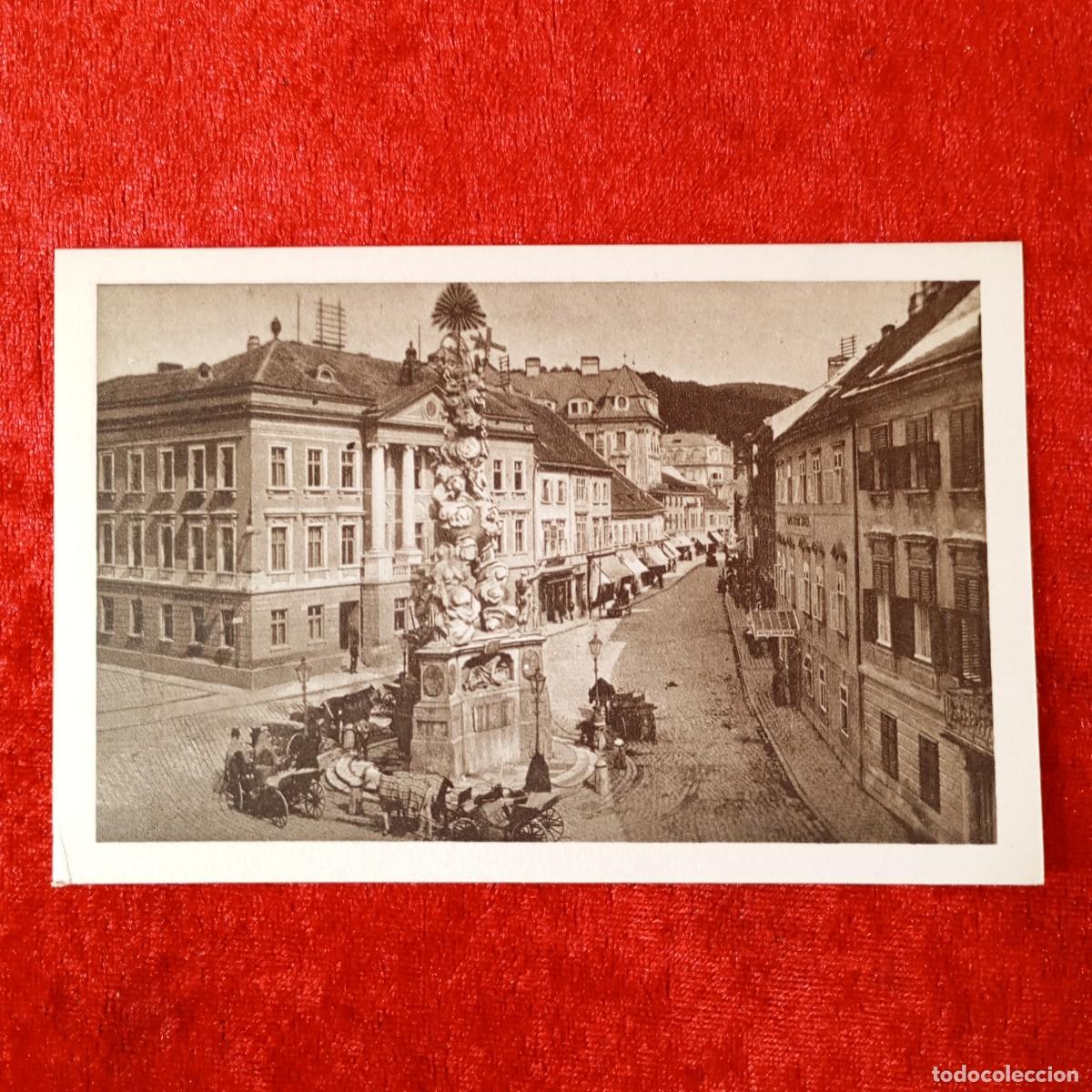 Postales: POSTAL - BADEN - HAUPTPLATZ - NR. 8009/9 - RAR&Iacute;SIMA / 1734