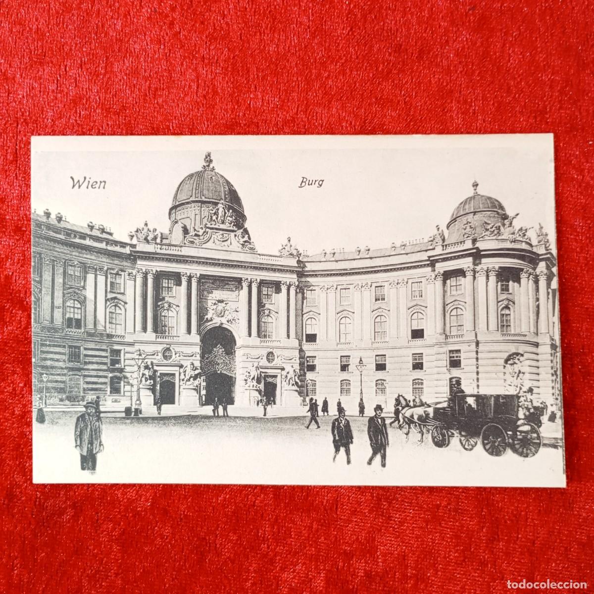 Postales: POSTAL - WIEN - BURG - B.K.W.I. 1018 - RAR&Iacute;SIMA / 1735