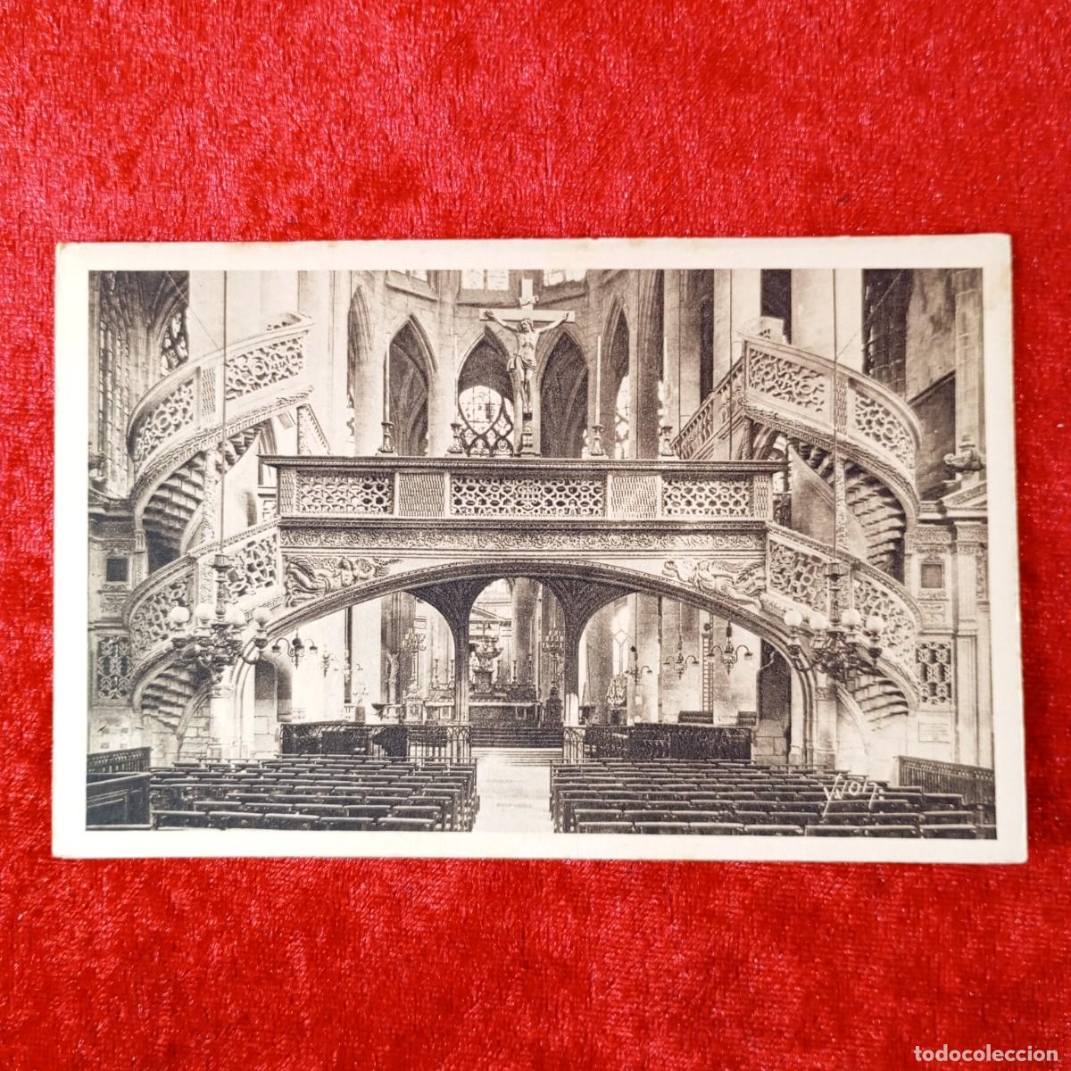 Postales: POSTAL - PARIS - INT&Eacute;RIEUR DE ST-&Eacute;TIENNE-DU-MONT CHURCH - S&Eacute;RIE 8 - 159 - RAR&Iacute;SIMA / 1736