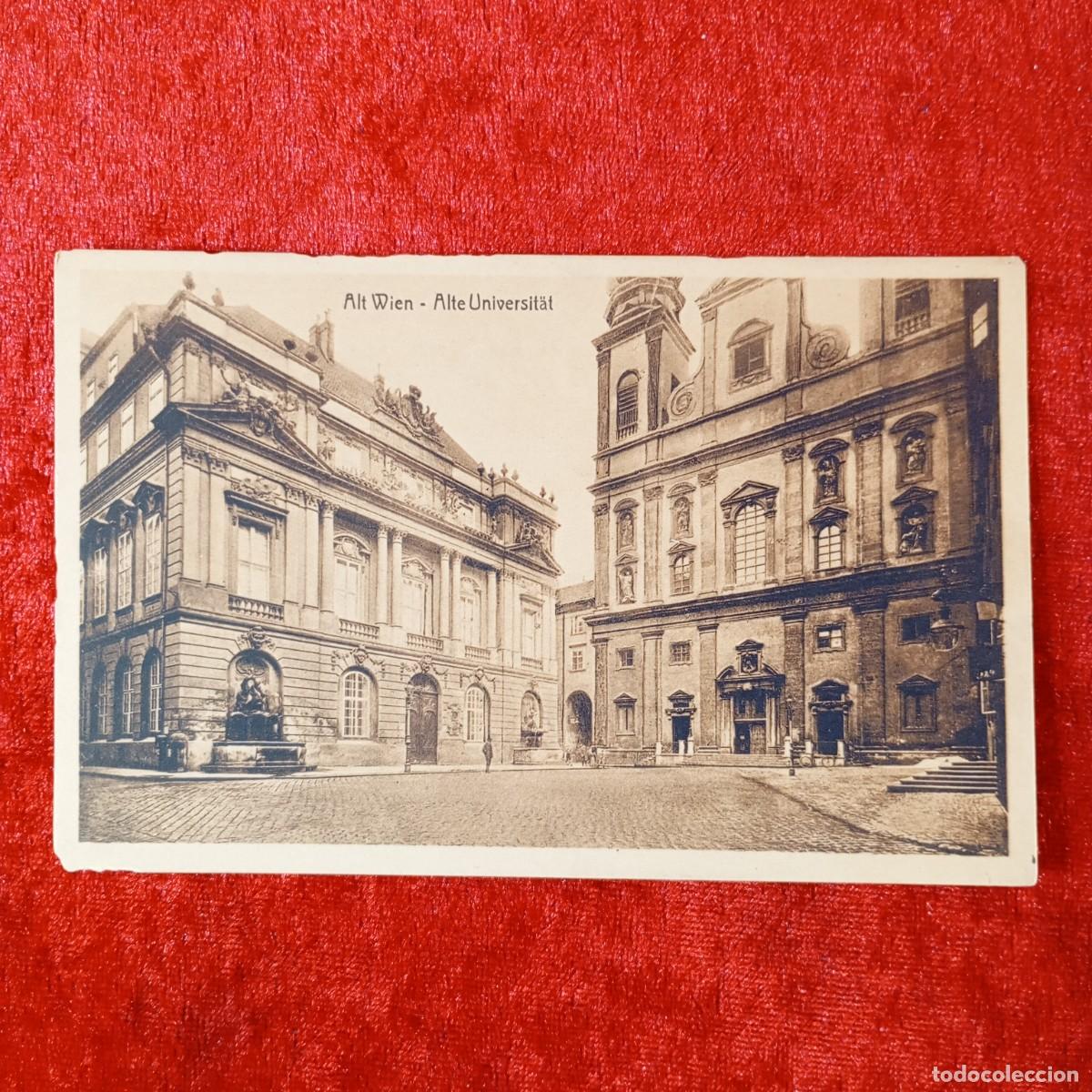 Postales: POSTAL - ALT WIEN - ALTE UNIVERSIT&Auml;T - W.D.W.I. - 2142 - RAR&Iacute;SIMA / 1761