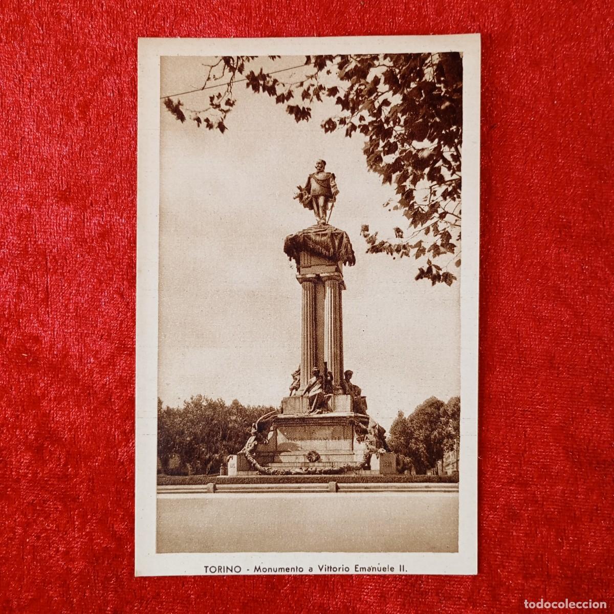 Postales: POSTAL - TORINO - MONUMENTO A VITTORIO EMANUELE II - LBT - 19 - RAR&Iacute;SIMA / 1763