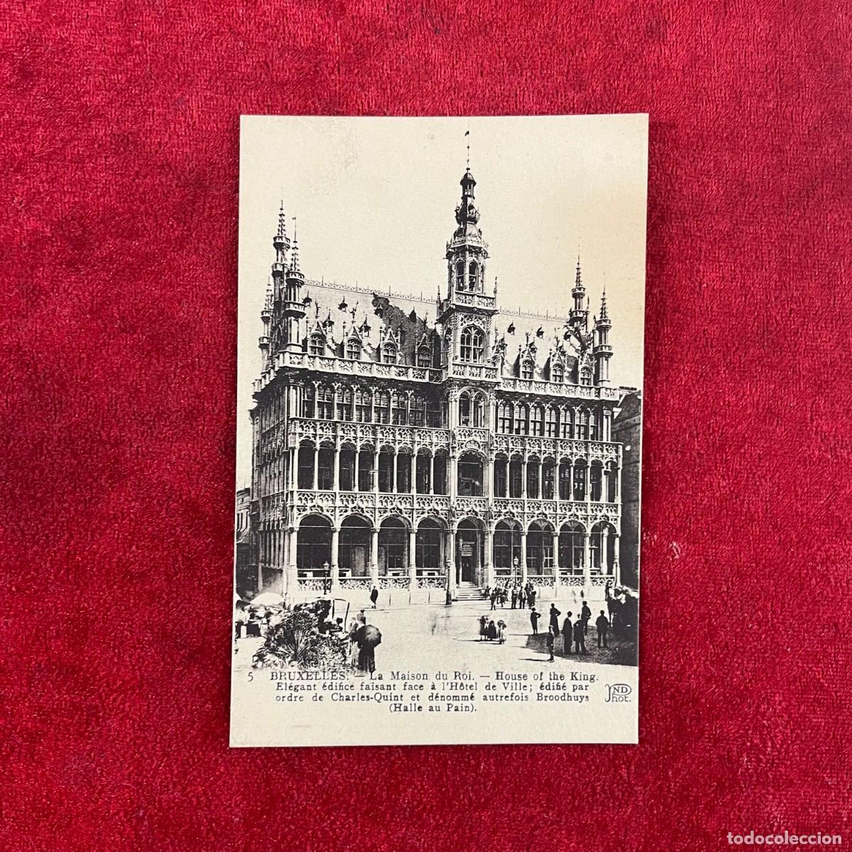 Postales: POSTAL - BRUXELLES - LA MAISON DU ROI - ND PHOT - 5 - RAR&Iacute;SIMA / 1779