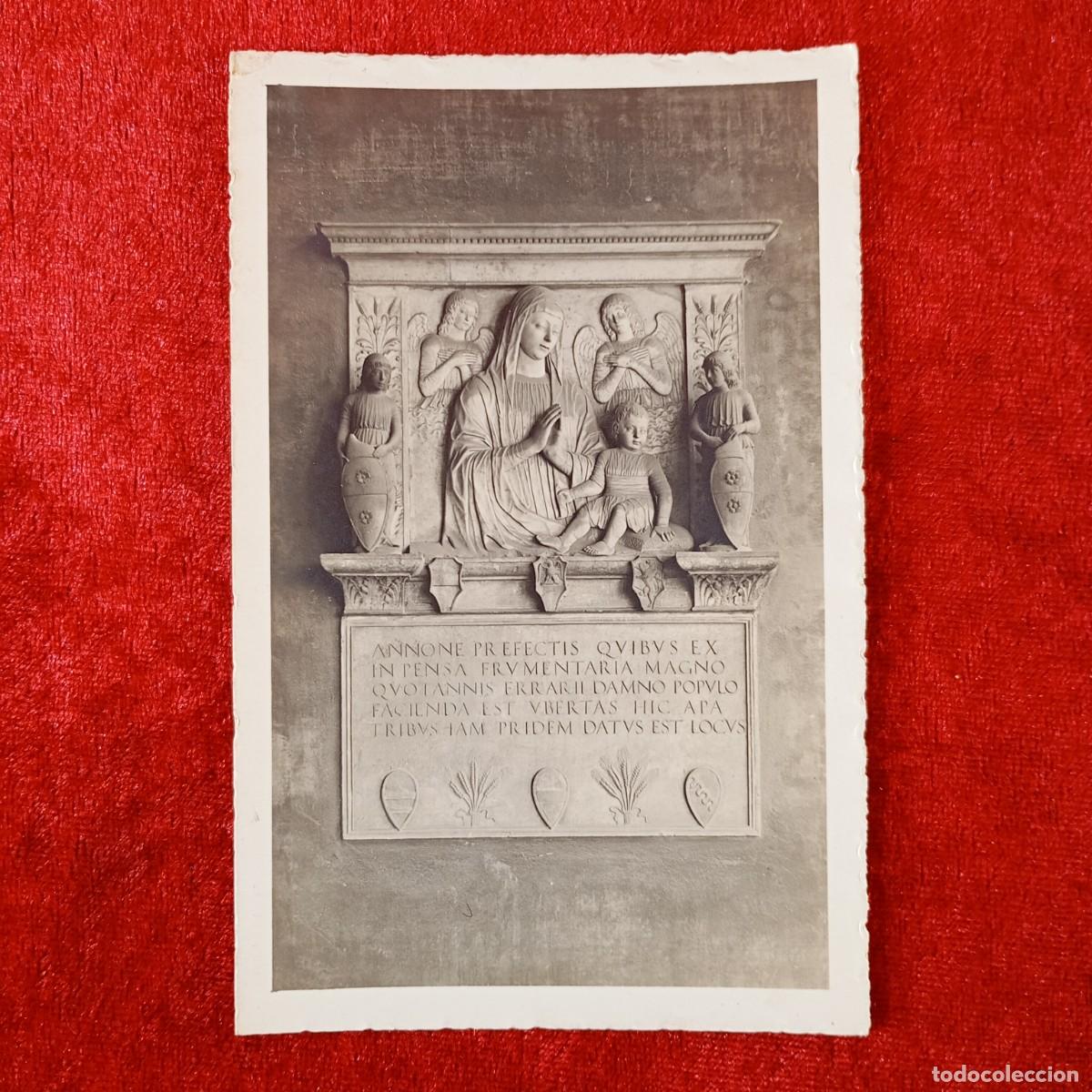 Postales: POSTAL - VENEZIA - PALAZZO DUCALE - MADONNA DEL FRUMENTO - PIETRO LOMBARDO - 37 - RAR&Iacute;SIMA / 1788
