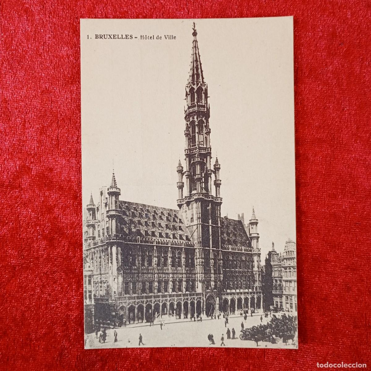 Postales: POSTAL - 1 - BRUXELLES - HOTEL DE VILLE - RAR&Iacute;SIMA / 1790