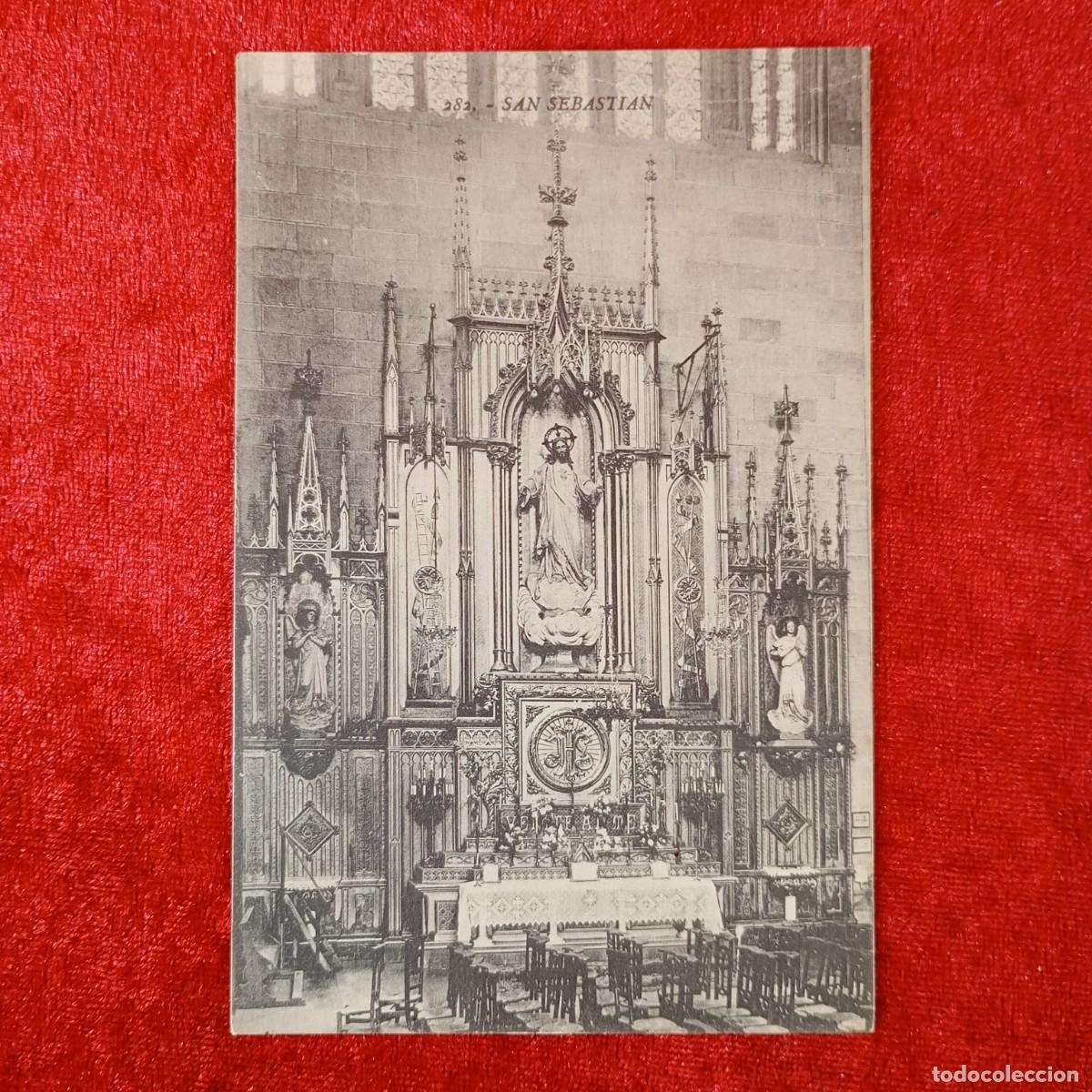 Postcards: POSTAL - SAN SEBASTIAN - 282 - IGLESIA DEL BUEN PASTOR - RAR&Iacute;SIMA / 1797