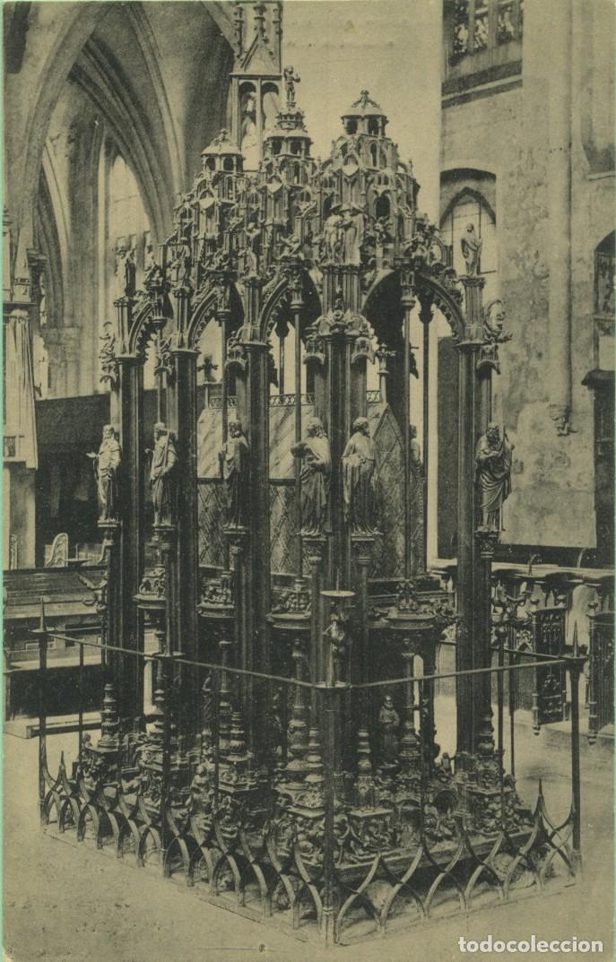 Postales: N&ordm; 1258-NUREMBERG. Alemania. Tumba de Sebaldo (P. Vischer). 1909. HERMANN MARTIN. EDITORIAL DE ARTE