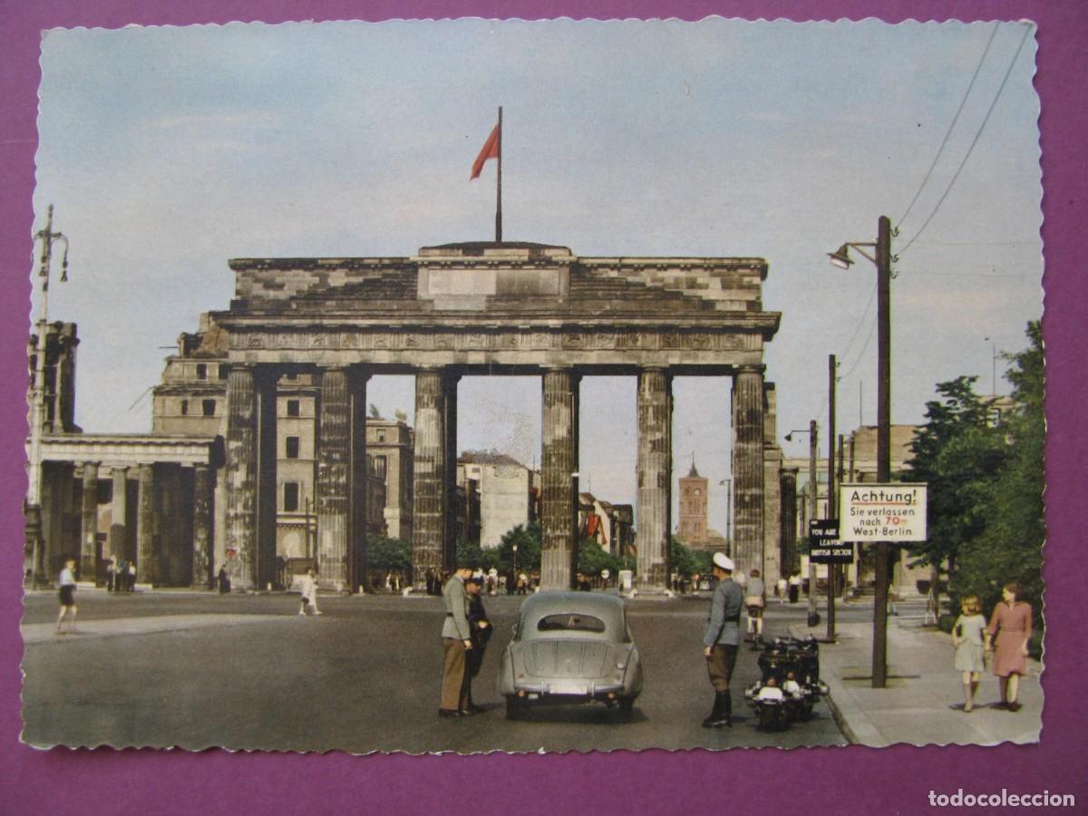 Postales: POSTAL DE BERLIN. BRANDENBURGER TOR. LA PUERTA DE BRANDEBURGO. ALEMANIA POSGUERRA.