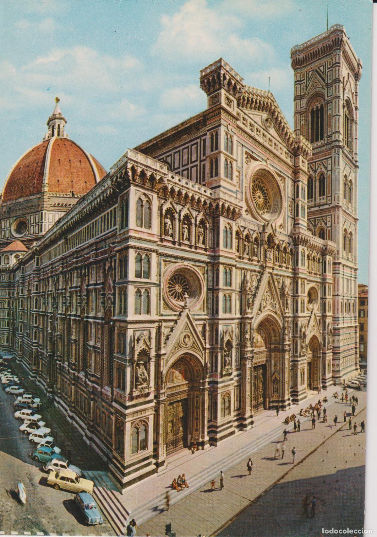 Postales: ITALIA, FLORENCIA, LA CATEDRAL Y EL CAMPANILE DI GIOTTO - ED.INNOCENTI 201 - S/C