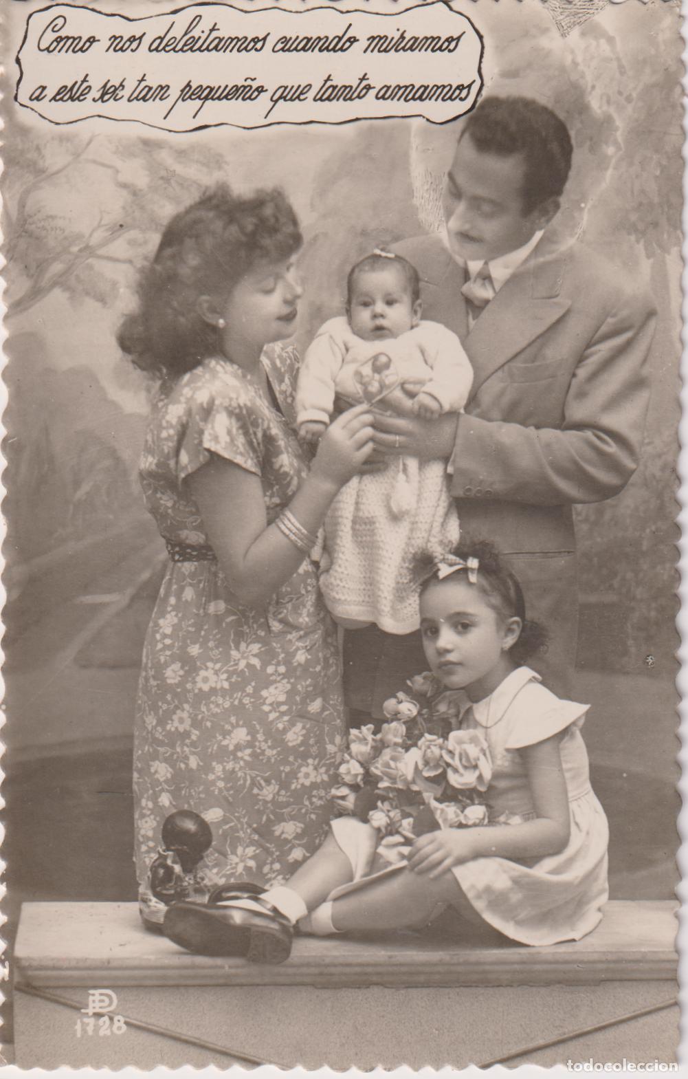 Postales: ANTIGUA POSTAL ROMANTICA, LA FAMILIA - PD 1728 - ESCRITA