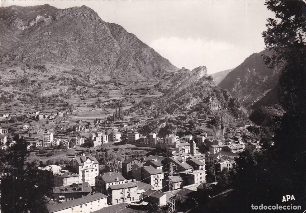 Postcards: 651 Valls d'Andorra - Les Escaldes &middot; Vista general parcial / Andorra - St&eacute; des Cartes Postales APA