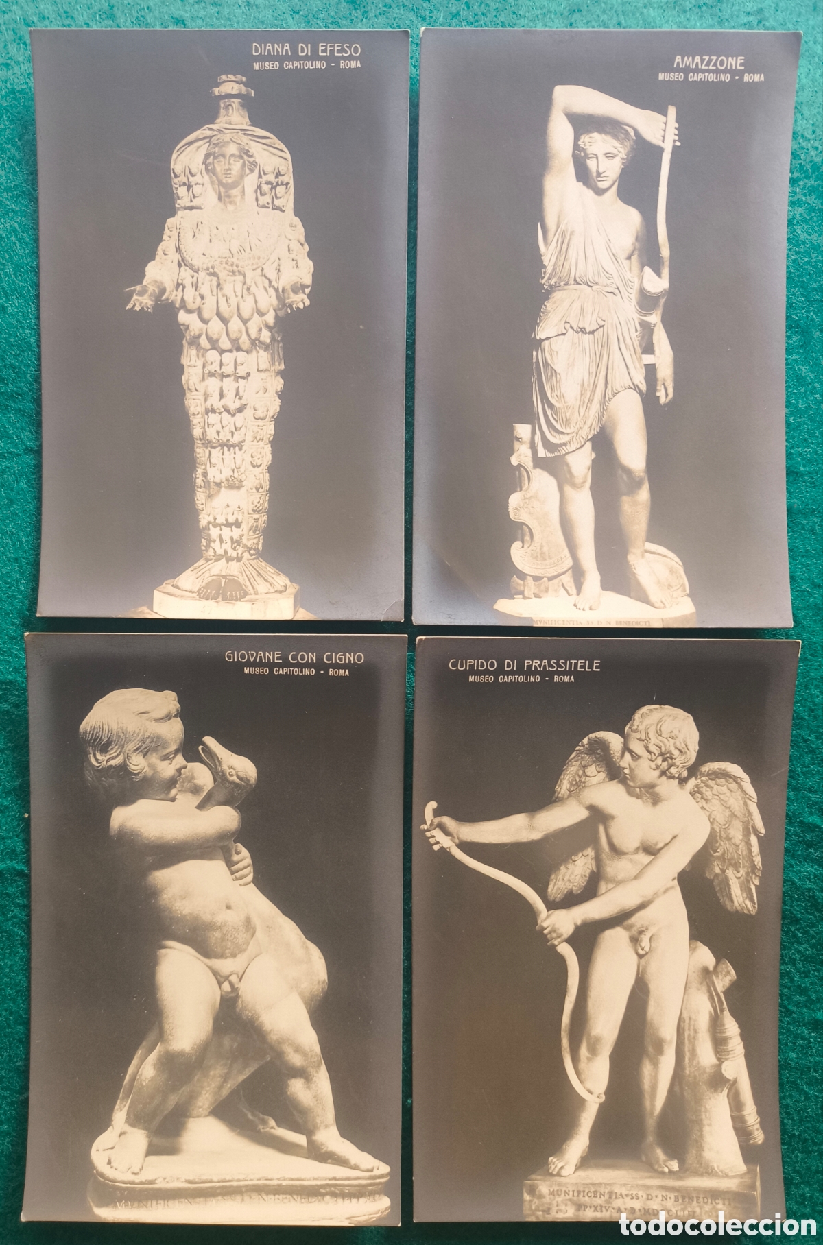 Postales: ROMA MUSEO CAPITALINO ESCULTURA POSTAL FOTOGR&Aacute;FICA