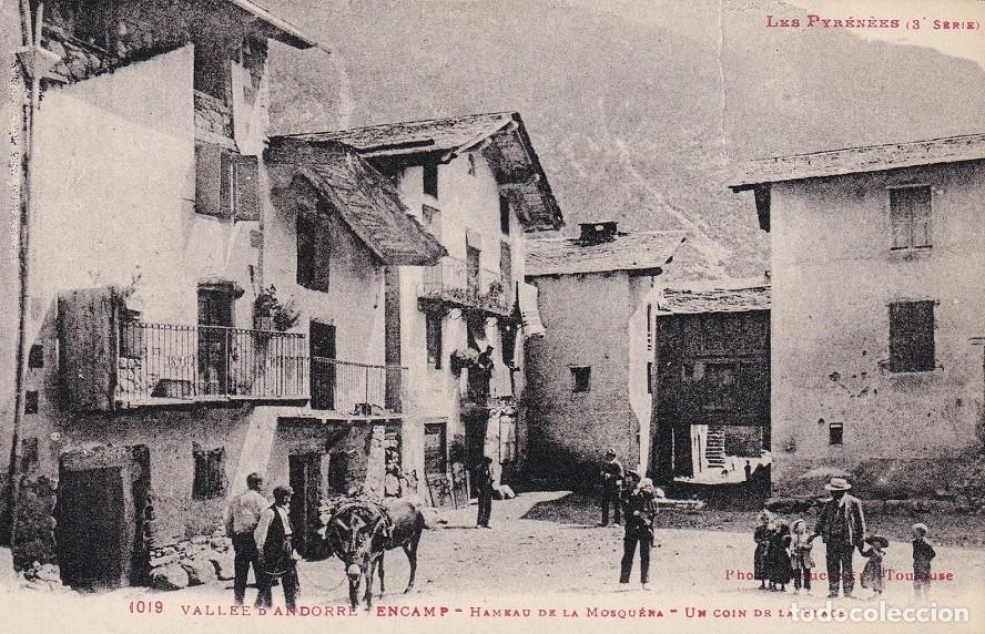 Postais: 1019 Vall&eacute;e d'Andorre - Encamp - Hameau de la Mosqu&eacute;ra - Un coin de la place