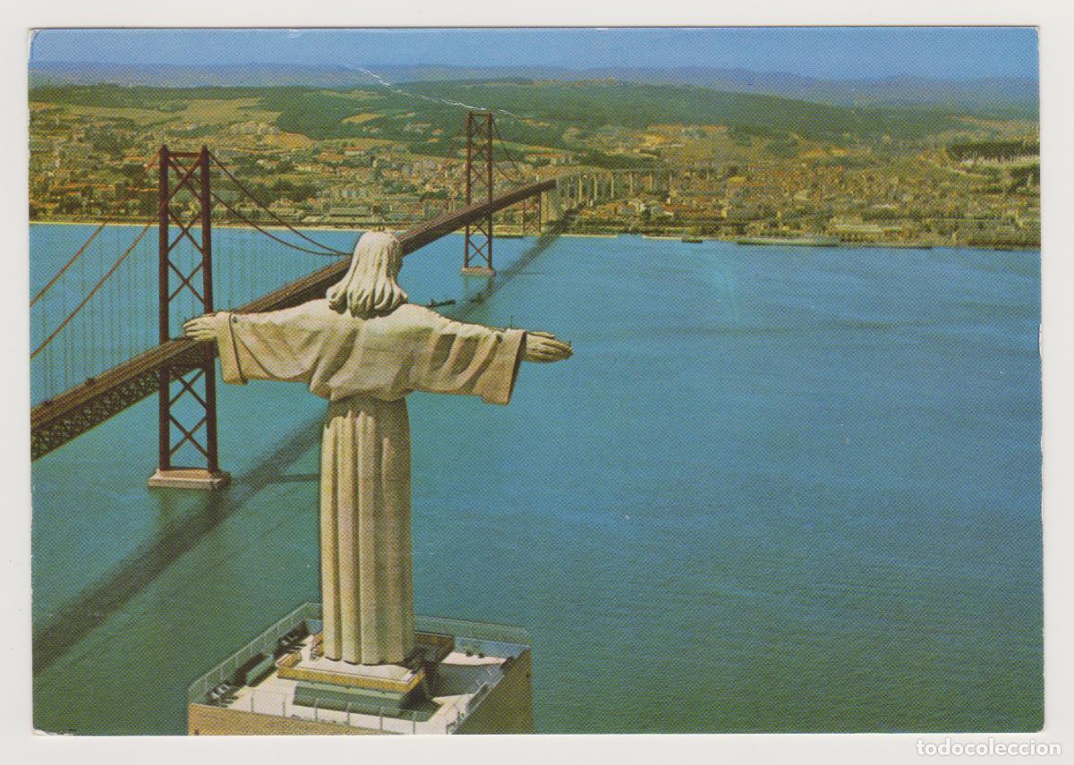 Postales: TARJETA POSTAL - PORTUGAL - LISBOA - VISTA DO CRISTO-REI - COMER