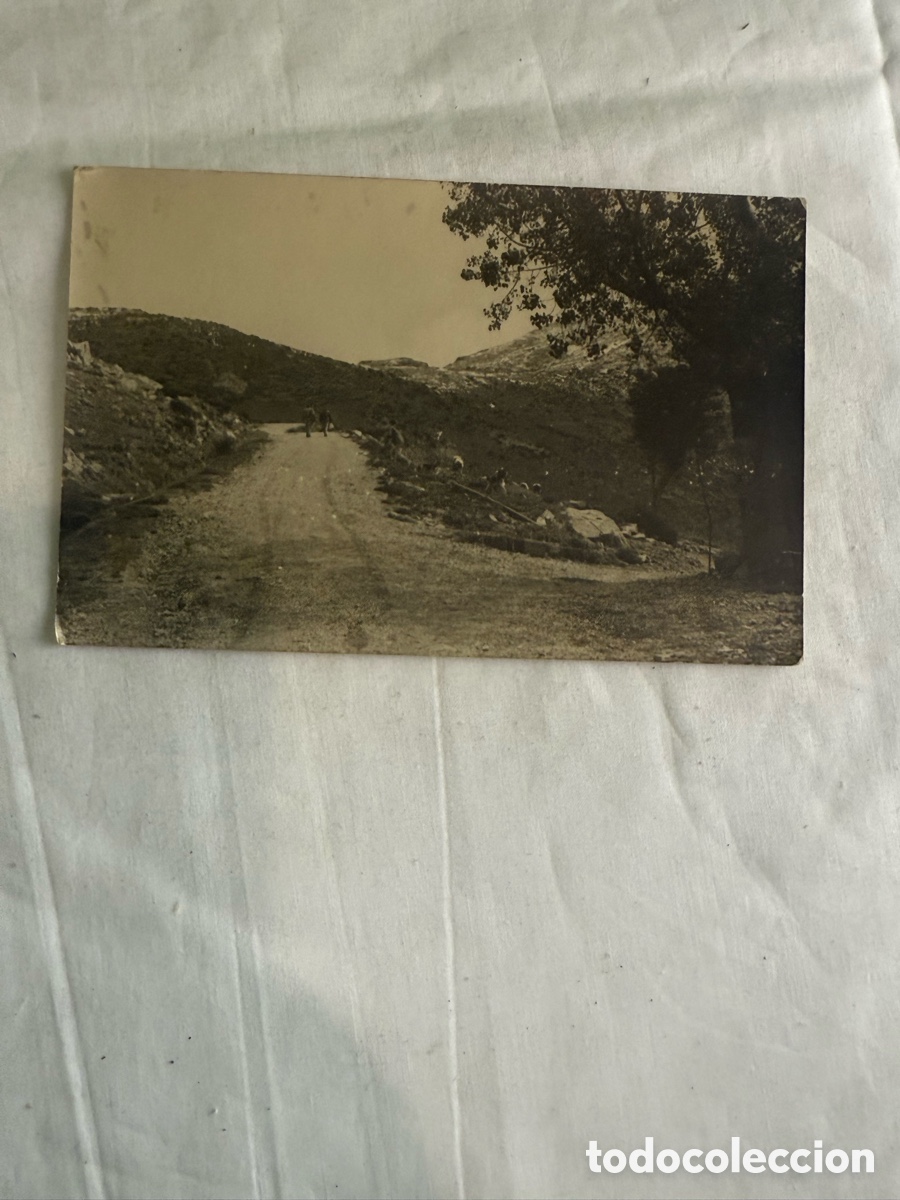 Postales: Postal Camino de Monta&ntilde;a &ndash; Francia &ndash; Blanco y negro &ndash; Original de la &eacute;poca