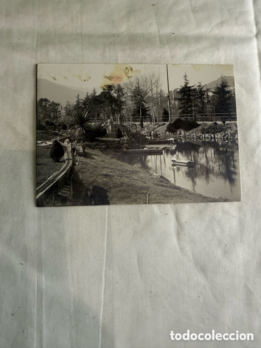 Postales: Postal Toulouse &ndash; Jard&iacute;n con estanque y maquetas &ndash; Blanco y negro &ndash; Francia