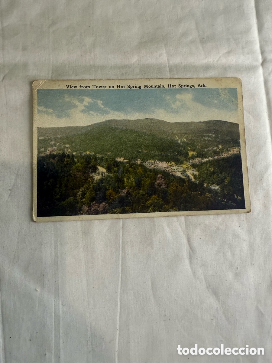 Postales: Postal Hot Springs Arkansas USA 1909 Color Original de la &eacute;poca