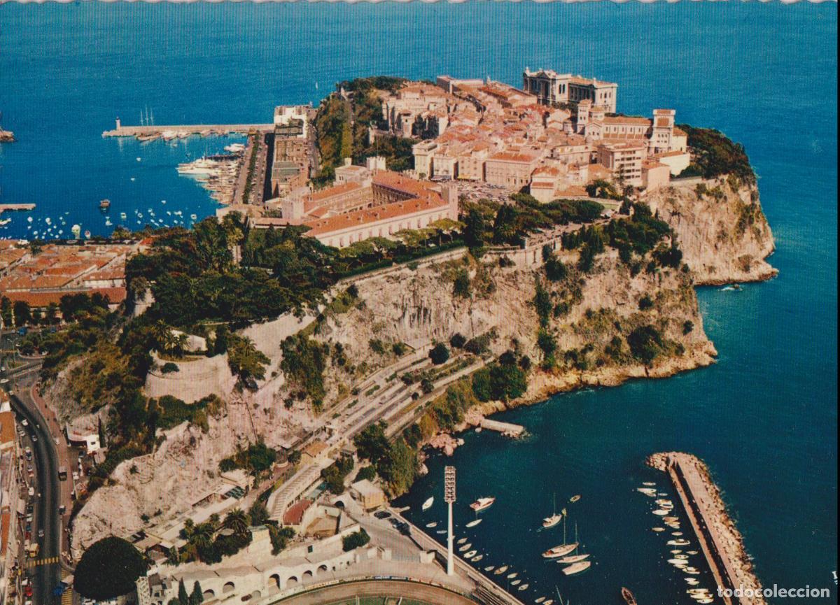 Postales: PRINCIPADO DE MONACO, LE ROCHER AVEC LE PALAIS PRINCIER, MUS&Eacute;E, ET LA CATEDRAL &ndash; S/C